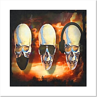 3 Wise dead men Posters and Art